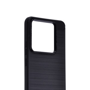 TPU maska BRUSHED za XIAOMI 14T, Xiaomi 14T Pro (6.67" ) crna - Img 2