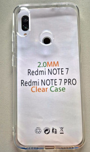 TPU maska Clear Solid za Xiaomi REDMI Note 7, Note 7 Pro 2019 (6.3") providna
