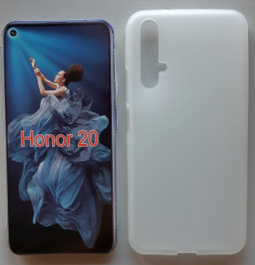TPU maska PUDDING za Huawei Huawei Nova 5T, Honor 20 2019 (6.26"), crna ili bela - Img 2