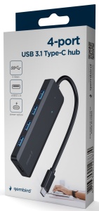 USB HUB Type-C na 4 x USB 3.1 Gembird UHB-CM-U3P4P-01 - Img 4