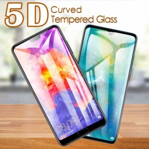 Zaštitno, kaljeno staklo 5D Full Glue za Huawei P40 2020 (6.1") crni rub