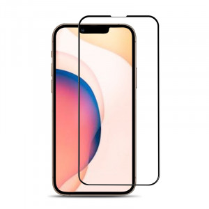 Zaštitno kaljeno staklo 5D Full Glue za iPhone 13, iPhone 13 Pro 2021 (6.1") crni rub - Img 2