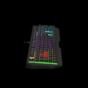 Žična gejmerska tastatura USB A4tech A4-B135N, svetleća NEON LED, crna, USB konekcija, US raspored - Img 4