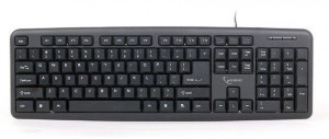Žična USB tastatura Gembird KB-U-103 , 104 tastera, US raspored, crna - Img 3