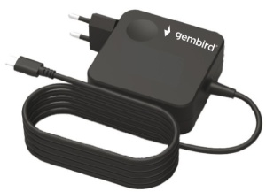 Adapter Punjač za laptop Gembird NPA-AC9D, 65W, kabl 2m USB TYPE C, 5V/3A,9V/3A,12V/3A,15V/3A,20V/3.25A