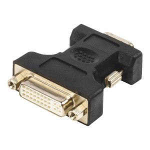 Adapter ženski DVI-I Dual Link 24+5 pin na muški VGA 15 pin, Nedis CMP-ADAP20 - Img 2