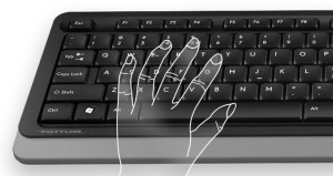 Bežična tastatura plus bežični miš A4Tech A4-FG1010 Fstyler, YU latinica - Img 6