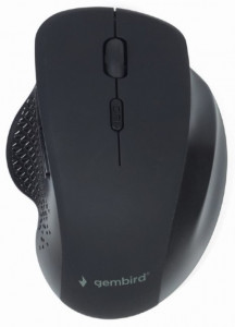 Bežični miš WiFI GEMBIRD MUSW-6B-02, 2,4GHz opticki USB 6-button 800-1600Dpi black 112mm - Img 4