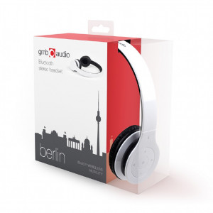 Bluetooth stereo slušalice s mikrofonom Over-Ear Gembird BHP-BER-W - Img 3