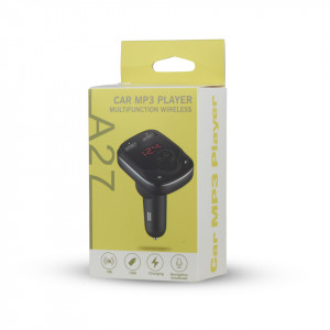 Bluetooth V 4.2 FM transmiter FM modulator MP3 plejer plus 2 x USB punjač VIP A27 - Img 2