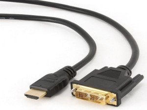 Kabl HDMI na DVI-D single link (18+1) Gembird CC-HDMI-DVI-6, muški na muški 1,8m - Img 1