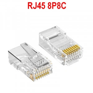Mikro konektor UTP RJ45 8P8C CAT 5E pakovanje 10, 50, 100, 500 ili 1000 kom