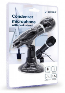 Mikrofon za računar, Gembird MIC-D-04, kondenzatorski mikrofon sa stalkom 3,5mm - Img 3