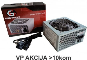 Napajanje ATX Gembird GMB-560-12, napajanje 560W 12cm FAN, 20+4pin, 2xSATA 2xIDE 4-p. sa kutijom