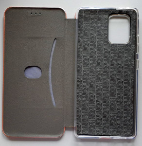 Preklopna futrola LEATHER za Samsung SM-G770F, Galaxy S10 LITE 2020, A91 2020 (6.7") pastelna pink - Img 2