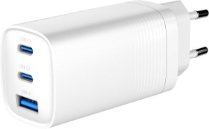 Punjač 65W za mobilni USB A plus 2 x USB Type C QC 65W, 3A, TA-UC-PDQC65-01-BK - Img 6