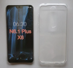 TPU 0.3mm ultra tanka maska za Nokia 6.1plus 2018, Nokia X6 (5.8") providna