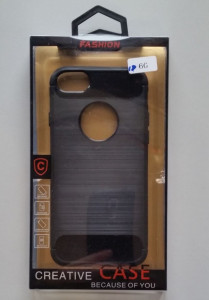 TPU maska BRUSHED za IPHONE 6 4.7"   black - Img 1