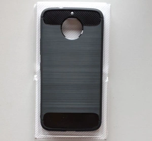 TPU maska BRUSHED za Motorola Moto G6 plus (5.9") 2018, crna