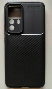 TPU maska CARBON za Xiaomi 12T 2022, Xiaomi 12 T Pro 2022 (6.67") CRNA