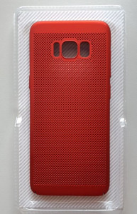 TPU/PC BREATH maska za SM-G950F GALAXY S8, crvena - Img 1