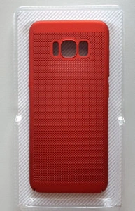 TPU/PC BREATH maska za SM-G950F GALAXY S8, crvena