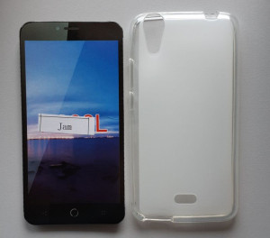 TPU PUDDING maska za WIKO Rainbow Jam (5.0") 2015, crna il bela - Img 2