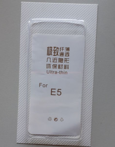 TPU Pudding maska za Xperia E5 (5.0") 2016, crna - Img 2