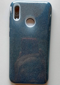 TPU SPARKLY maska za Huawei Y7 2019, Y7 Prime 2019, Y7 Pro 2019, Enjoy 9 (6.26"), siva