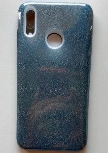 TPU SPARKLY maska za Huawei Y7 2019, Y7 Prime 2019, Y7 Pro 2019, Enjoy 9 (6.26"), siva