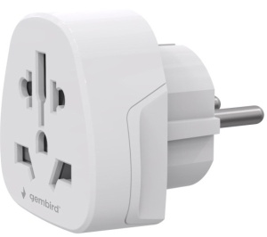 Travel Adapter A-AC-EUMINTF Gembird, EU na USA, UK, AU, 10A - Img 2