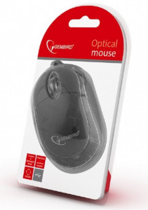 USB Opticki miš Gembird MUS-U-01-BKT, USB 1000Dpi black/transparent - Img 2