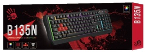 Žična gejmerska tastatura USB A4tech A4-B135N, svetleća NEON LED, crna, USB konekcija, US raspored - Img 5
