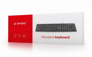 Žična USB tastatura Gembird KB-U-103 , 104 tastera, US raspored, crna - Img 4