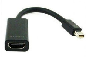 Adapter kabl Mini DisplayPort na HDMI Gembird A-mDPM-HDMIF-02, black - Img 2