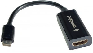 Adapter USB Type-C 3.1 na HDMI, Gembird A-CM-HDMIF-03