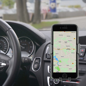 Auto držač s bežičnim punjačem 10W, GEMBIRD, wireless QI - Img 2