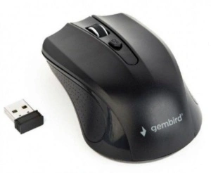 Bežični miš WiFI GEMBIRD MUSW-4B-04 **, 2,4GHz opticki USB 800-1600Dpi black 99mm