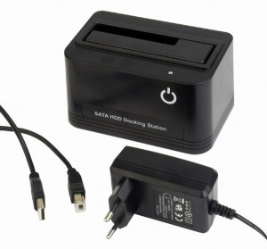 Eksterno kućiste, docking station za 2.5" / 3.5" SATA hard diskove, USB 2.0, Gembird HD32-U2S-5 - Img 3