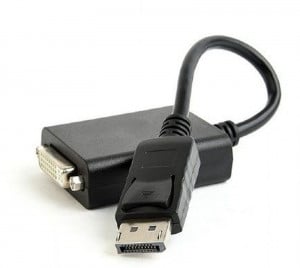 Kabl adapter DisplayPort v.1.2 na DVI-I Dual Link, Gembird A-DPM-DVIF-03 - Img 1