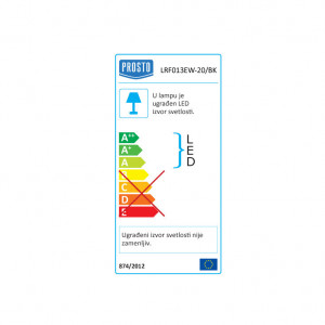 LED reflektor 20W Prosto LRF013EW-20/BK 6000K hladno bela - Img 3