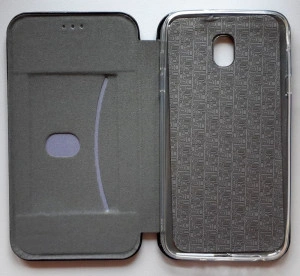 Preklopna futrola Leather za Samsung Galaxy SM-J737, Galaxy J7 2018 (5.5") crna