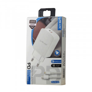 Punjač 18W za mobilni TD-LTE PD PA130, plus kabl Type C na Iphone - Img 2