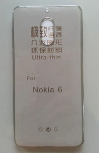 Silikonska maska leđa Nokia 6 dim providna