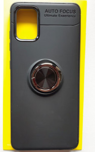 TPU Magnet RING maska za Samsung SM-A515F, Galaxy A51 2020 (6.5") crna - Img 1