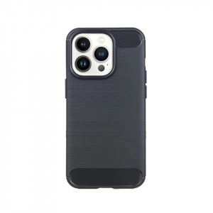 TPU maska BRUSHED za iPhone 14 Pro 2022 (6.1") crna