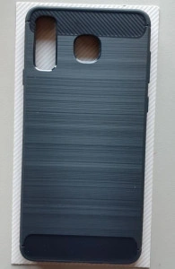 TPU maska BRUSHED za SM-G885F, Galaxy A8 Star 2018, teget plava
