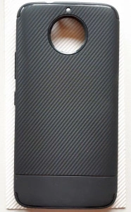 TPU maska CARBON za Motorola Moto G6 plus (5.9") 2018, crna