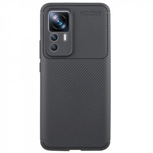 TPU maska CARBON za Xiaomi 12T 2022, Xiaomi 12 T Pro 2022 (6.67") CRNA - Img 2