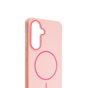 TPU maska Clear Color MagSafe za Samsung SM-A366B Galaxy A36 5G 2025 (6.7") pastelno roze - Img 2